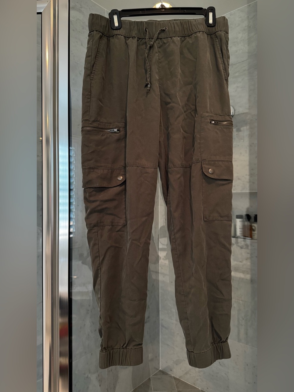 Women's Banana Republic Green Cargo Jogger Pants